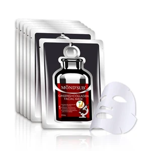 Private Label Monday Ginseng+ Collagen Facial Mask Elasticating Collagen Facial Mask Non-woven One Week Series Mask