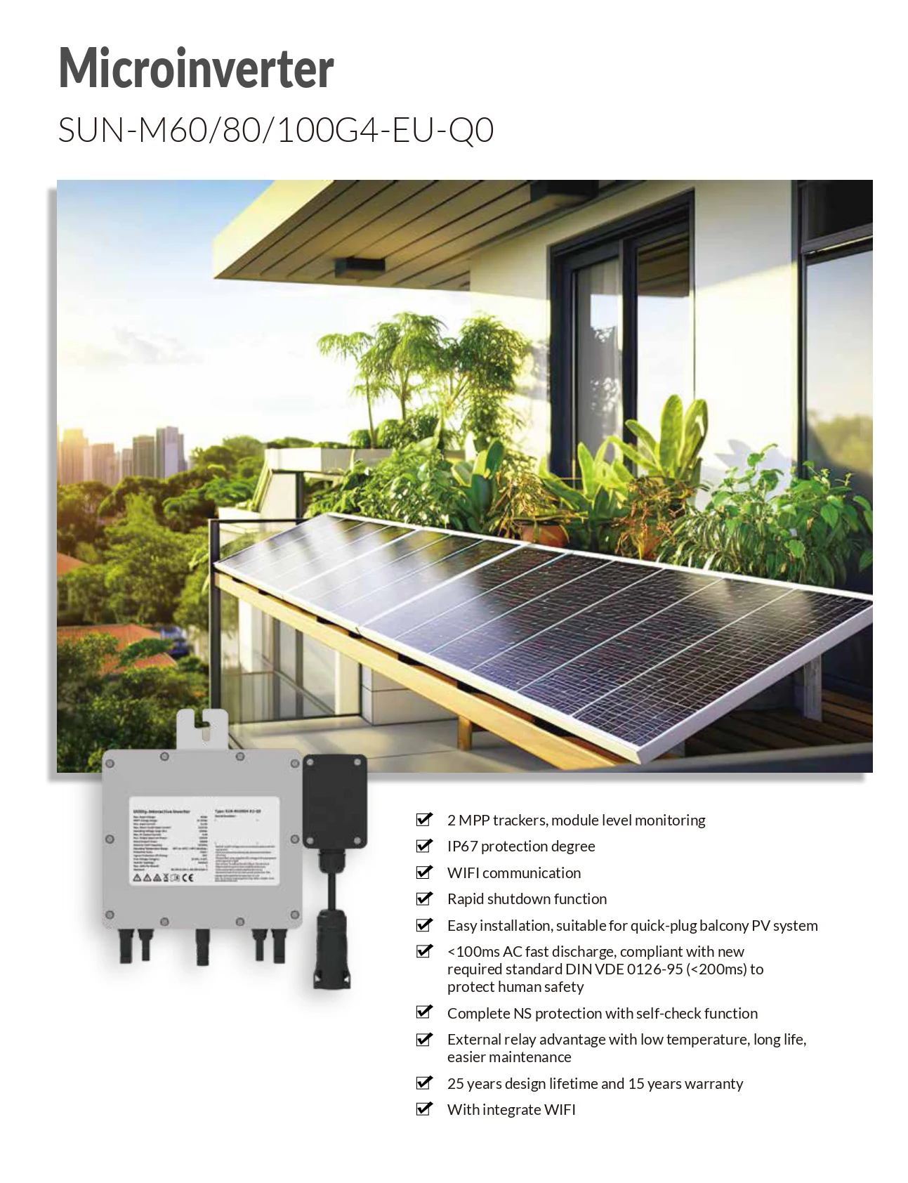 solar micro inverter system