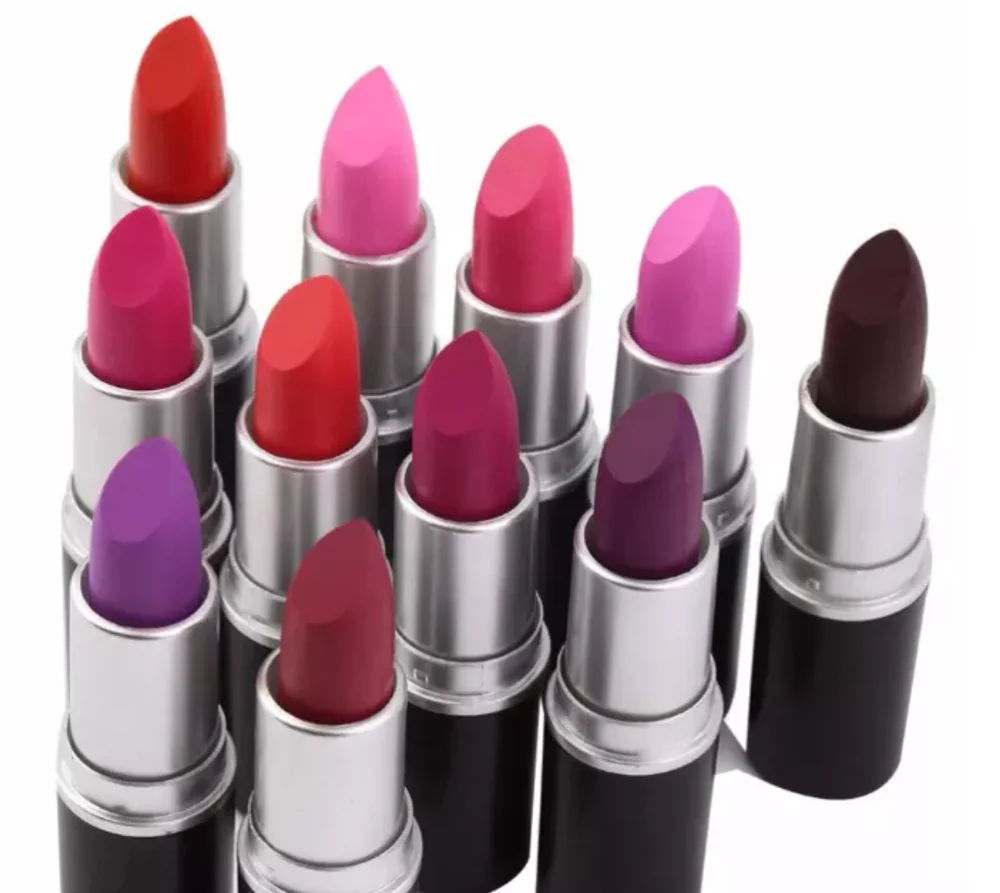 Заводская розетка 12 видов цветов без логотипа матовая помада этикеток водонепроницаемая низкая цена коробка для помады и бумажной