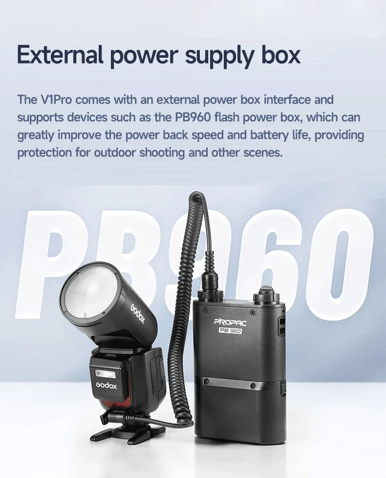 Godox V1pro Factory Professional Speedlite Ttl Round Head Camera Flash ...