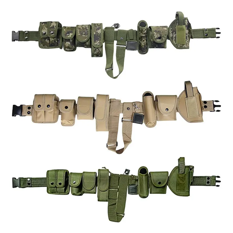 High Quality Mountaineering High Density Material Duty Belt Durable Bag Practical Waist Tool Bag Tactic Waist Belt