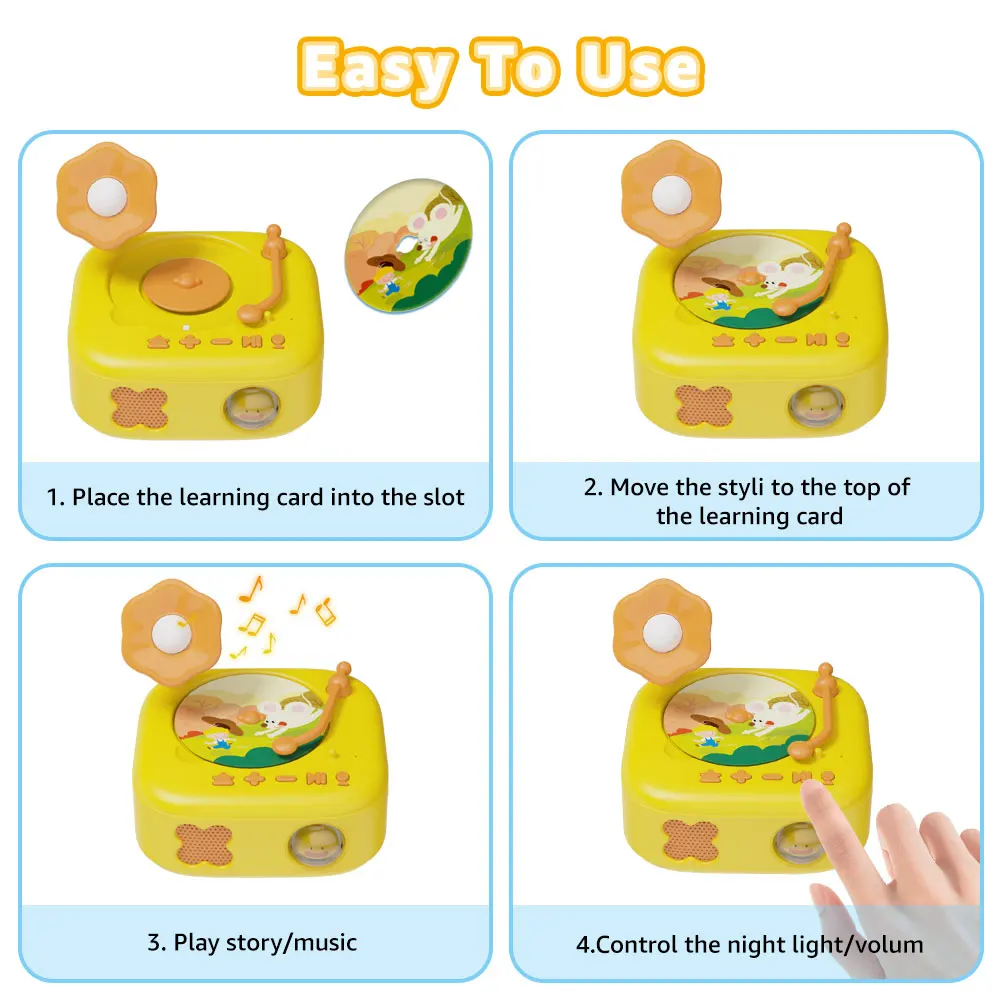 Talking Learning Machine Special Educational Tablet Card Early Education Device Kids Learning ...
