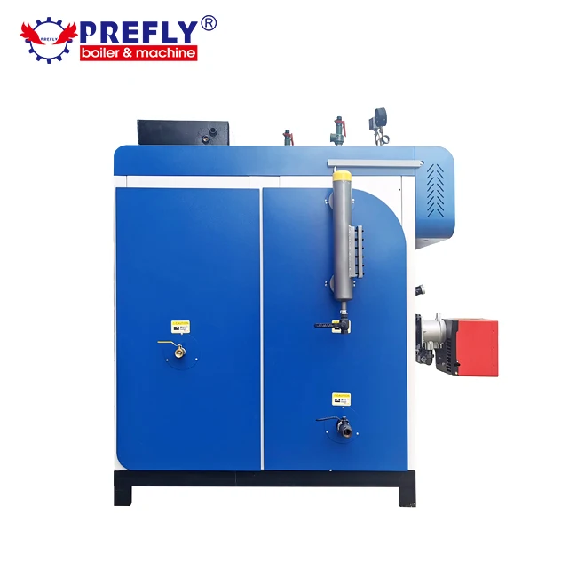 Medium Pressure Vertical Italian burner Gas Steam Boiler Equipment 300 Kg/h for Ironing Easy to Operate
