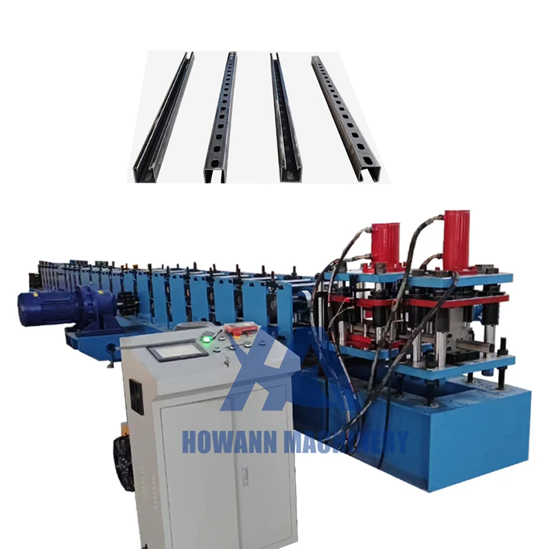High Precision Unistrut Solar Strut Channel Solar Panel Making Machine Solar Strut Roll Forming Machine Steel Framing Machine