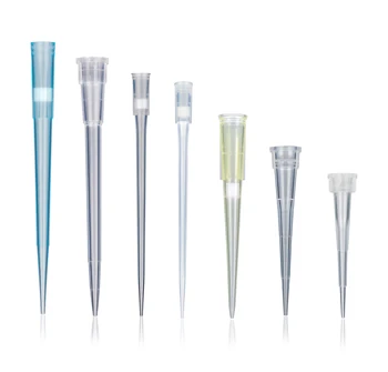 Universal Lab Disposable PP Plastic 10ul Sterilized Micro Pipette Tips For Laboratory