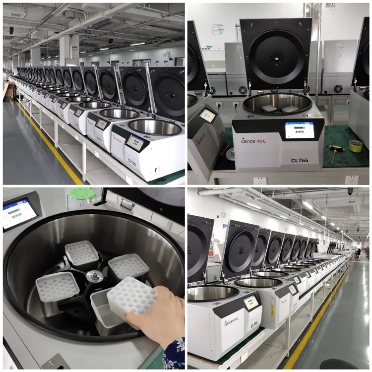 Touch screen operation laboratory centrifuge machine CLT55 refrigerated centrifuge