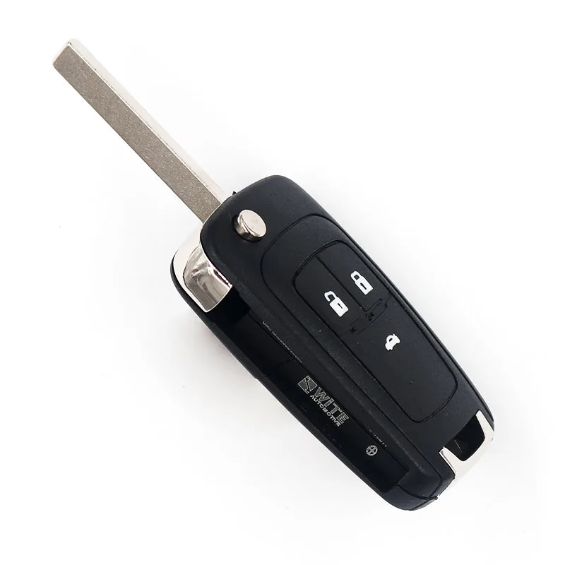 Car Key Accessories Car Key Cover Replacement Key case with Blade Fit for Buick Opel Chevrolet 3 Buttons
