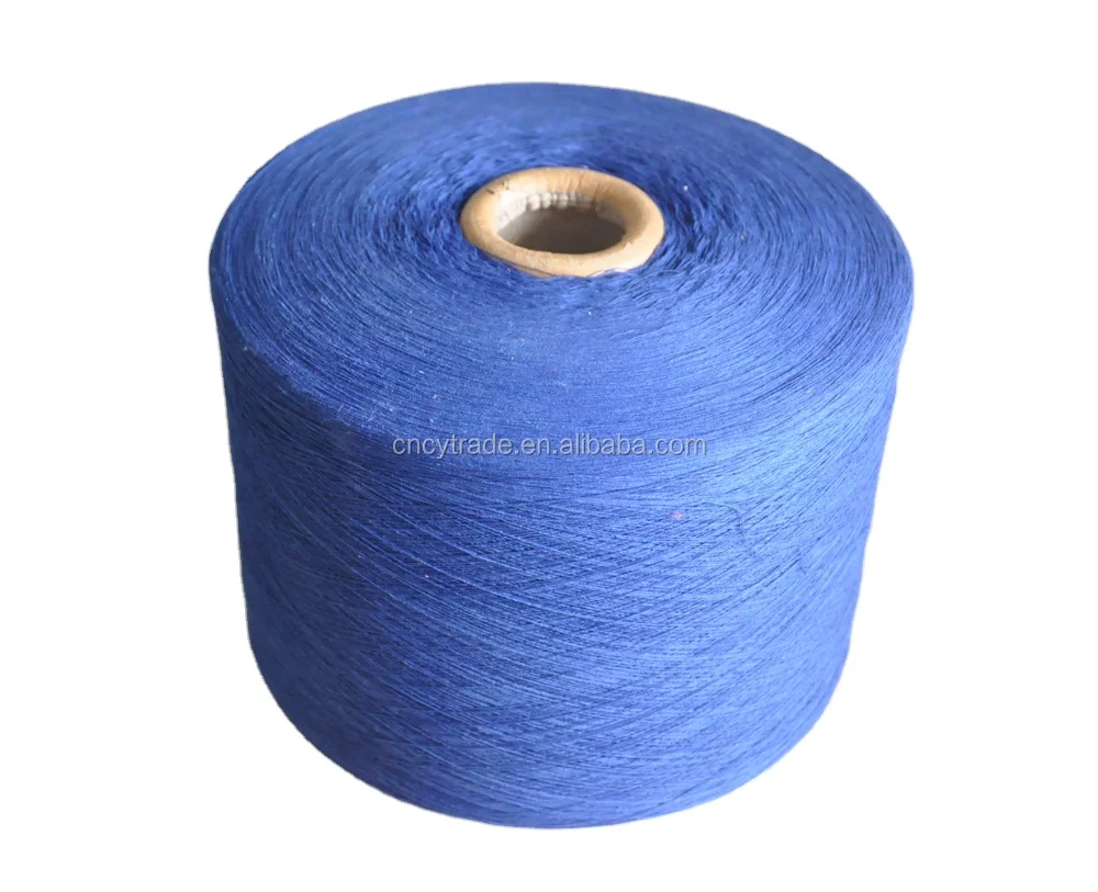 121 Open End Eco Friendly Recycled Cotton Yarn Waste Textile Yarn Polyester Cotton Recycle Tshirt Yarn for Knitting