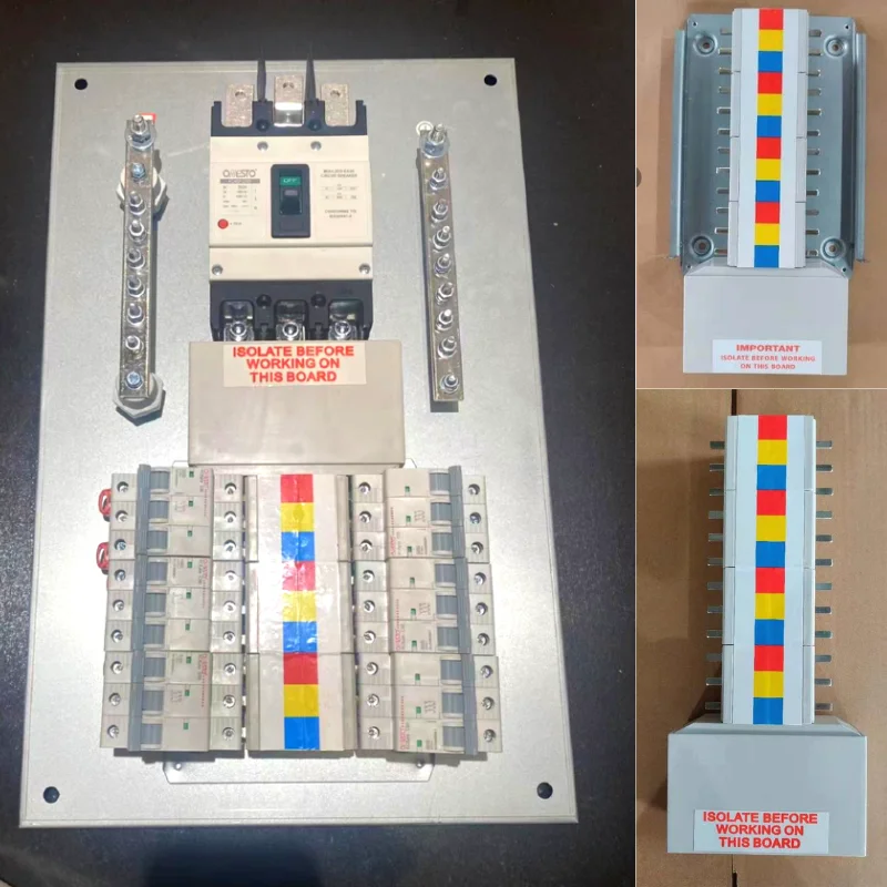 Pan Assembly for Distribution Board Busbar 160A 250A Pan Assemblies 6way 8way 10way Mcb Pan Assembly