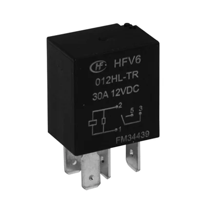 Relais Automobile Hongfa HFV4 - SPCO 40A, Compatible 6V, 12V Ou 24V DC, Stock UK