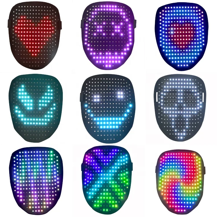 LEDライトフェイスマスクジェスチャーセンシングプログラム可能
