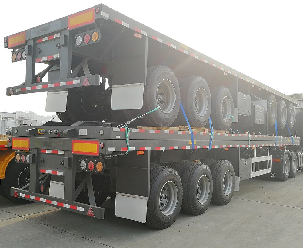 Cimc Huajun Leading Manufacturer 40ft Container Chassis Truck Trailer