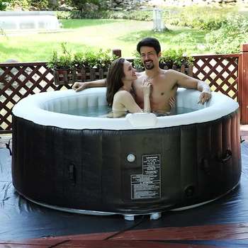 Spa gonflable / jacuzzi Aquazendo rond bulles - 4 places