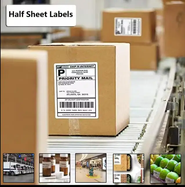 A4 Integrated Label /amazon Label /address Label - Buy A4 Integrated ...