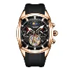 Rose Gold Case Black Face