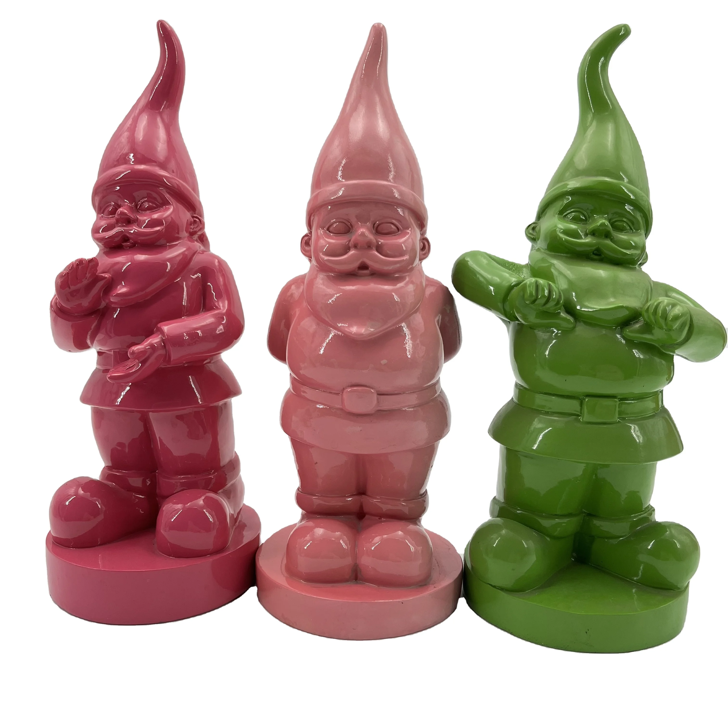 Resin Crafts Elf Figurines ATM Dwarf Elf Gnome Money Boxes Piggy Bank for Home Accents