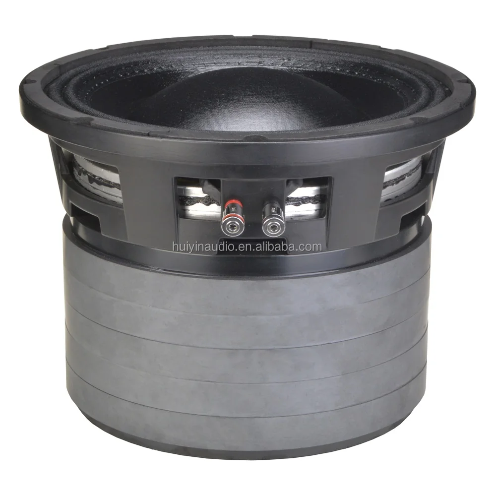 ออกแบบใหม่ ลำโพงเสียง PA มืออาชีพ 10 นิ้ว 3000W สูงสุด ขดลวดเสียง 5 นิ้ว แม่เหล็กเฟอร์ไรต์ 220 มม. ระบบแสงสว่างวิดีโอ รุ่น 10125-001