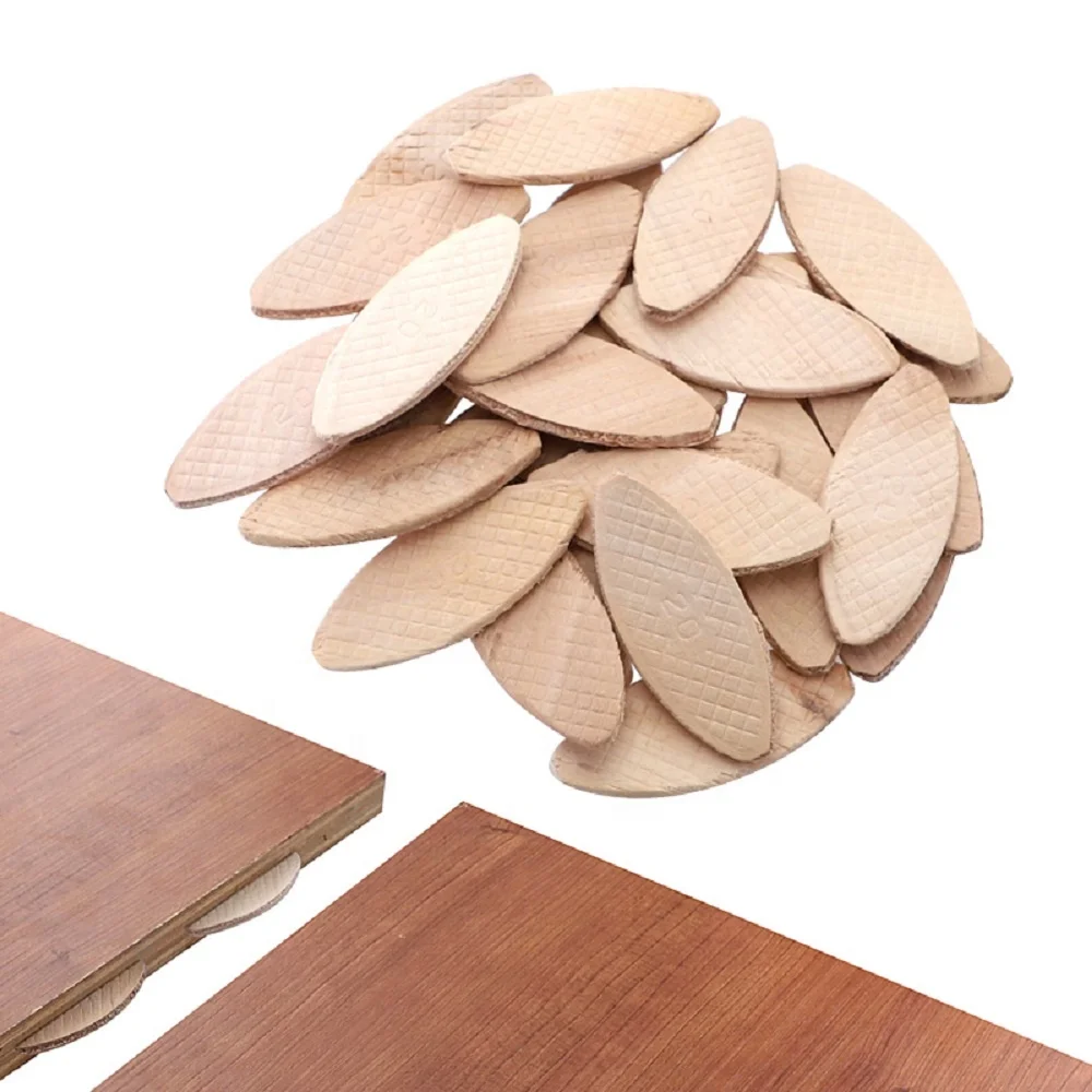 100Pcs/bag No. 0/10/20 Three Type Assorted Wood Biscuits for Tenon