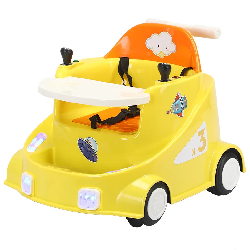 New Hot Selling Children's Ride-On Car with Push Handle Tray Four-Wheel Walker Push-Able for 2-4 Years Old