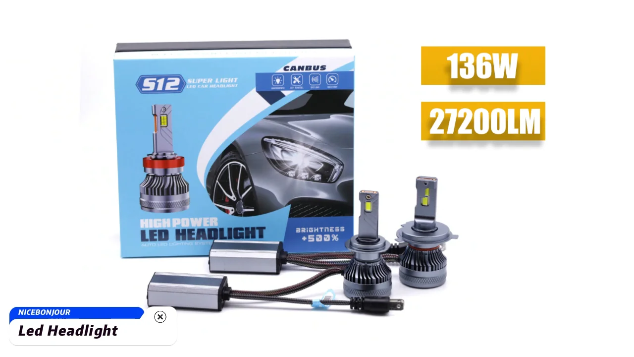 thumbnail image 2 of Ridroid 240W 24000LM H11 LED Headlight Conversion Kit – Canbus Ready, 6000K White, IP68 (2 Bulbs) 2 of 4