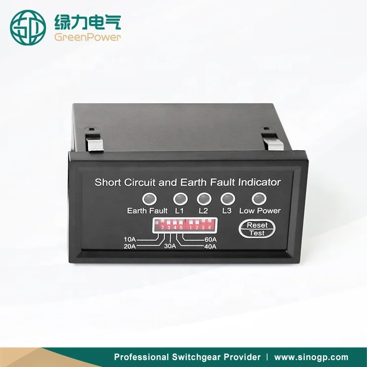 RMU Fault Indicator Short Circuit and Earth Fault Indicator Fault Detection for Indoor Medium Voltage Ring Main Unit Switchgear