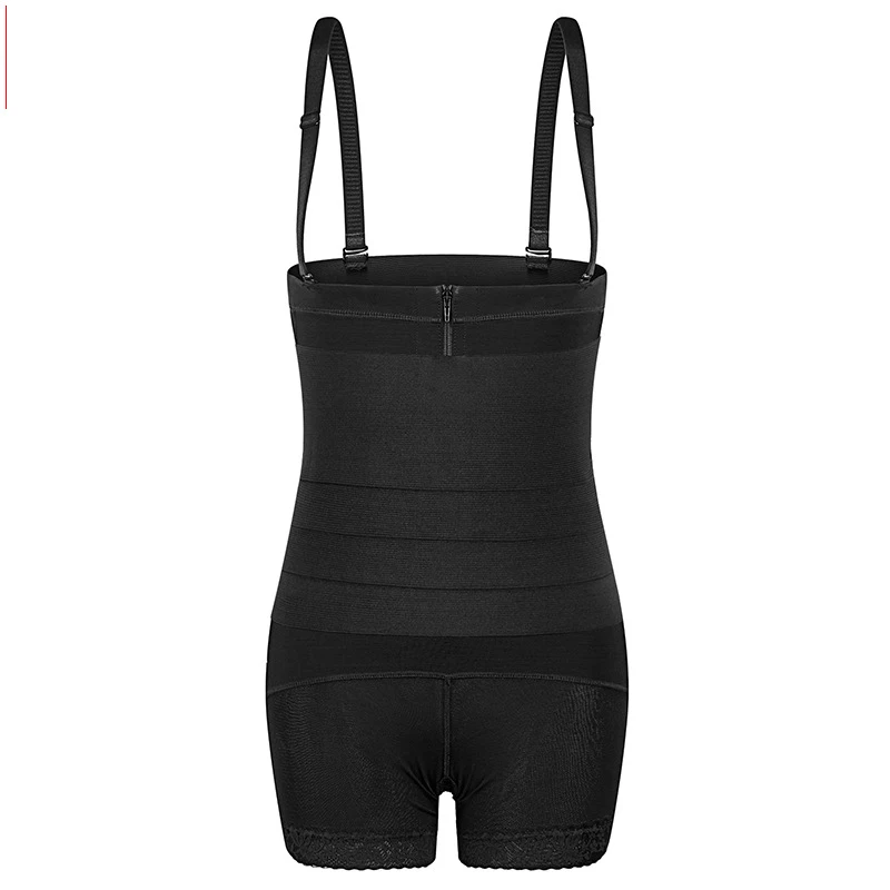 ZOYIAME Bodysuit Shapewear Removable Waist Wrap Tummy Control High Compression Body Shaper