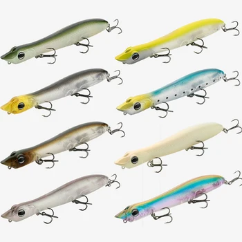 Cheery 8 Colors Still Water Fishing Walk the Dog Fishing Lure Floating Action Pencil Lure 125mm 17.5g Hard Lure for Bass Trout – Pencil – view 5
