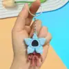 eating flower blue