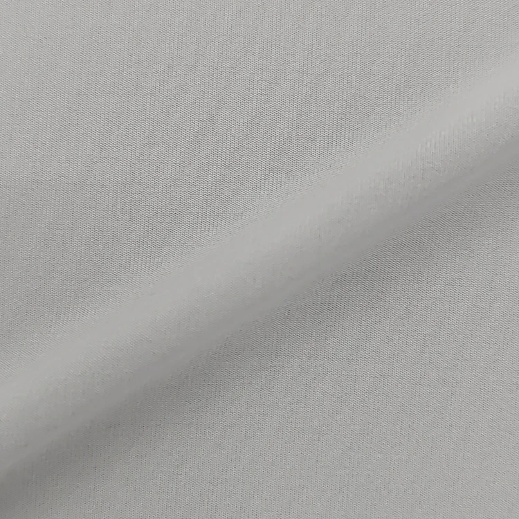 90% Polyester 10% Spandex Sportswear Fabric for Girls Soft Comfortable Breathable Warp Lining Activewear Lingerie Plain Tricot