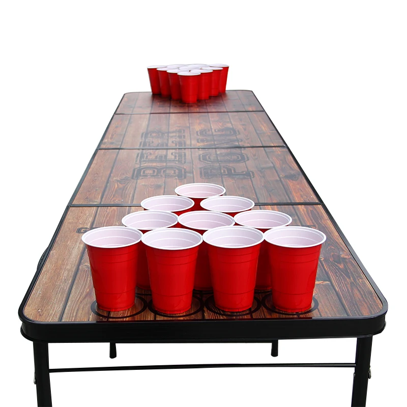 Фут бир. Beer Pong стол. Пивной стол раскладной.