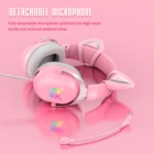 Sample Free Sample ONIKUMA X11 New Arrival Pink Gaming Headset Gamer Headphones For PS5