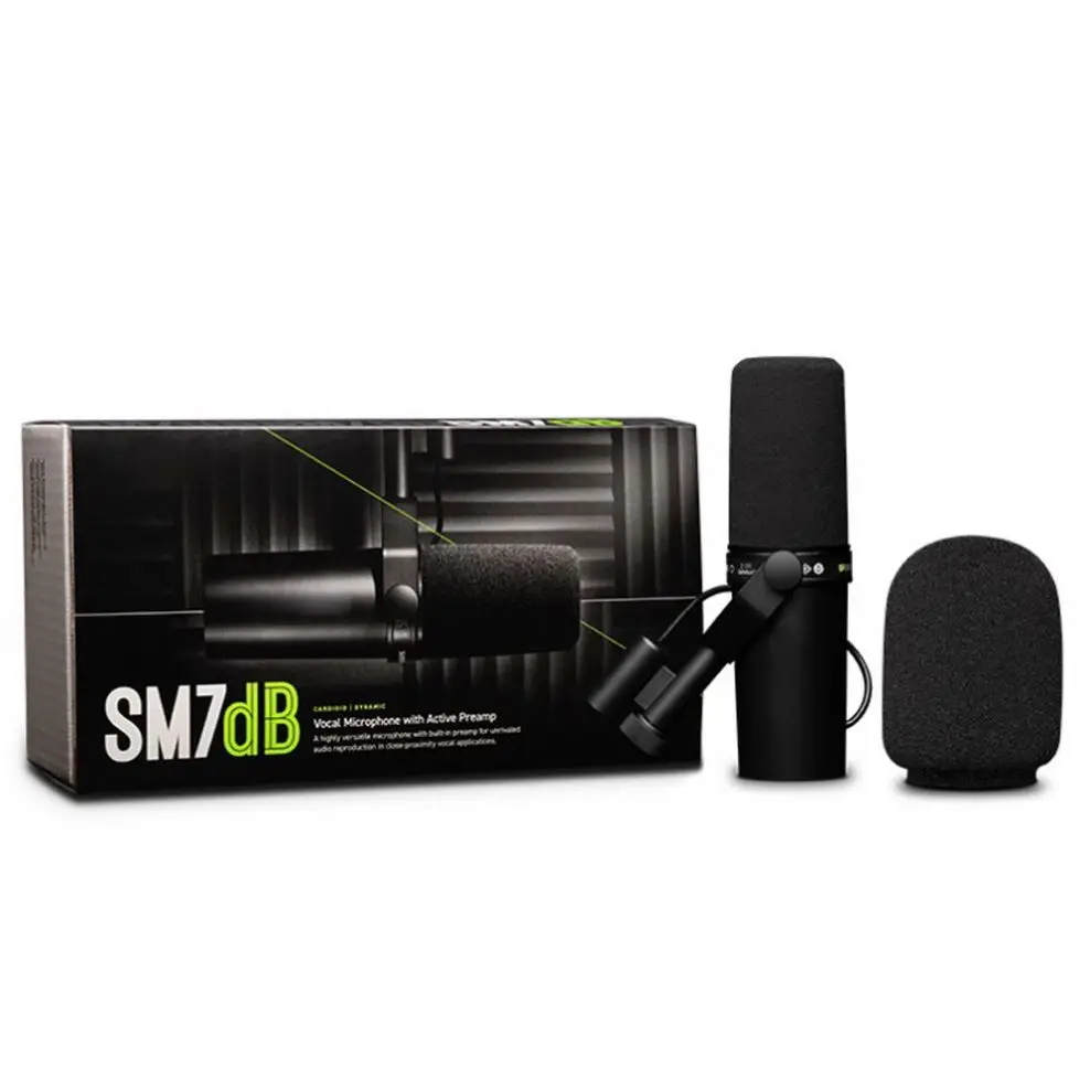 TNH SM7dB Upgrade Studio Dynamic Microphone Recording Studio Equipment Sound Card Set With Built-in Microphone Amplifier