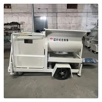 Mortar Conveying Pump Cement Grouting Machine 300-500m Grouter With Mixer