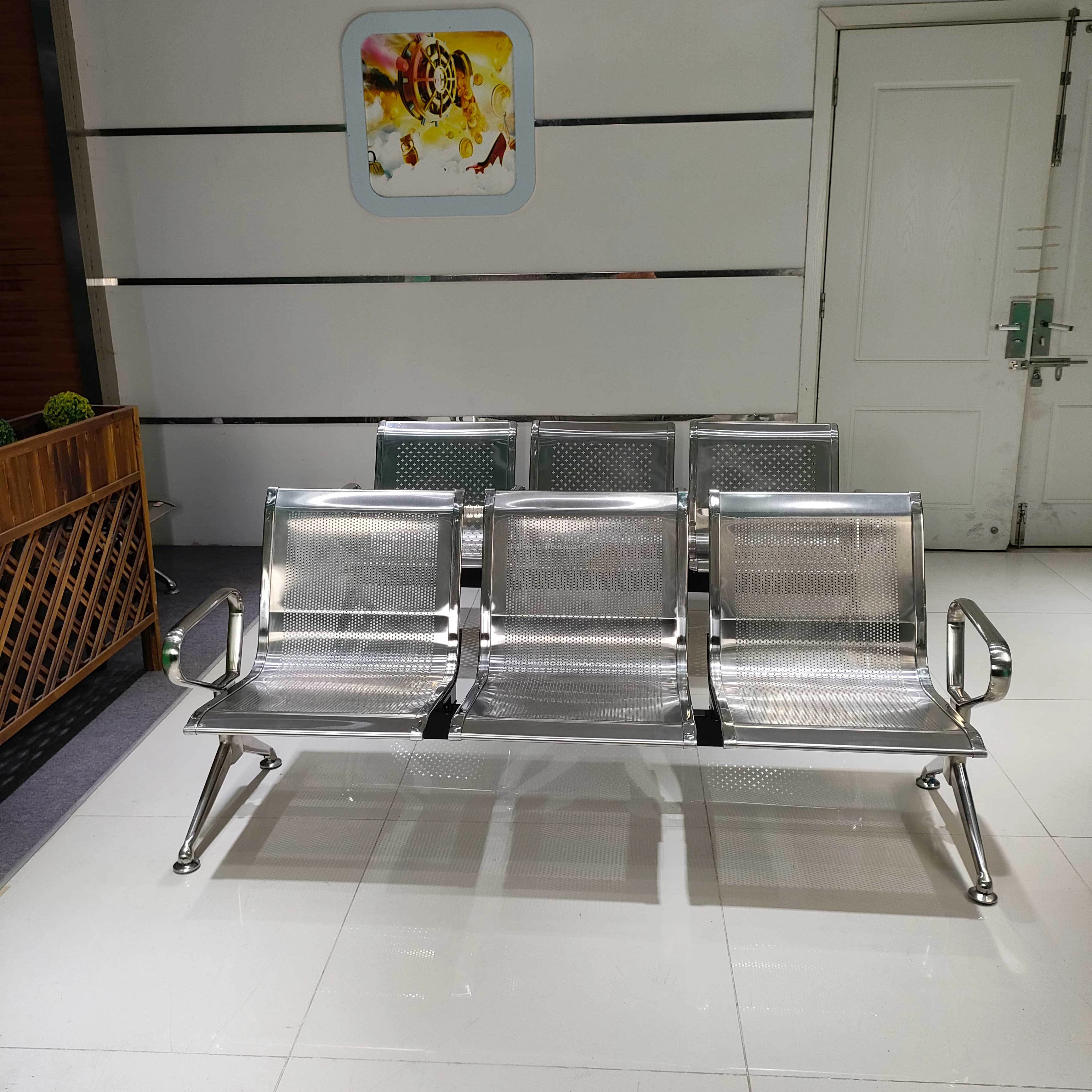 Customized High Quality Infusion Chair Stainless Steel Modern Design Hospital School Dental Office Gym Commercial Use 4