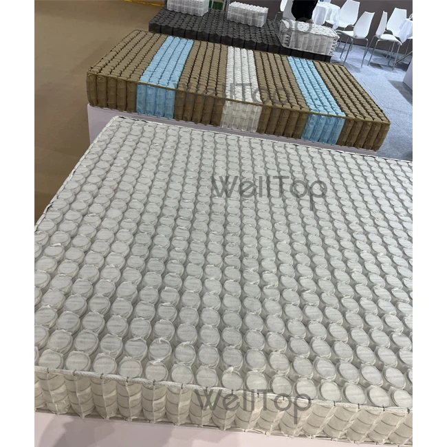 WELLTOP Furniture Accessories Pocket Spring White Pocket Coil Spring Spring Pack Unit Steel Wire for Bed Sofa Mattress
