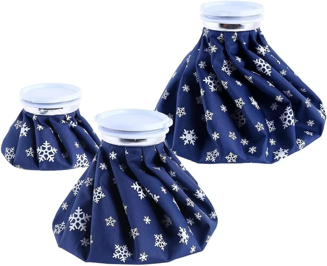 Reusable Ice Bags Hot Water Bag for Hot & Cold Therapy and Pain Relief With Cover, No-Leak Elastic Breathable Ice Bag