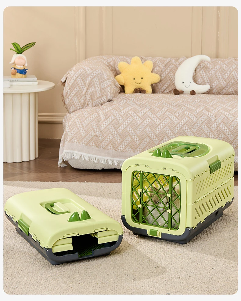 Foldable Large Pet Carrier Portable Travel Cat Dog Crate Airline Approved Pet Transport Box supplier