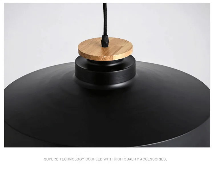 Nordic vintage pendant kitchen lights pendant fixture home lighting modern hanging industrial metal pendant light