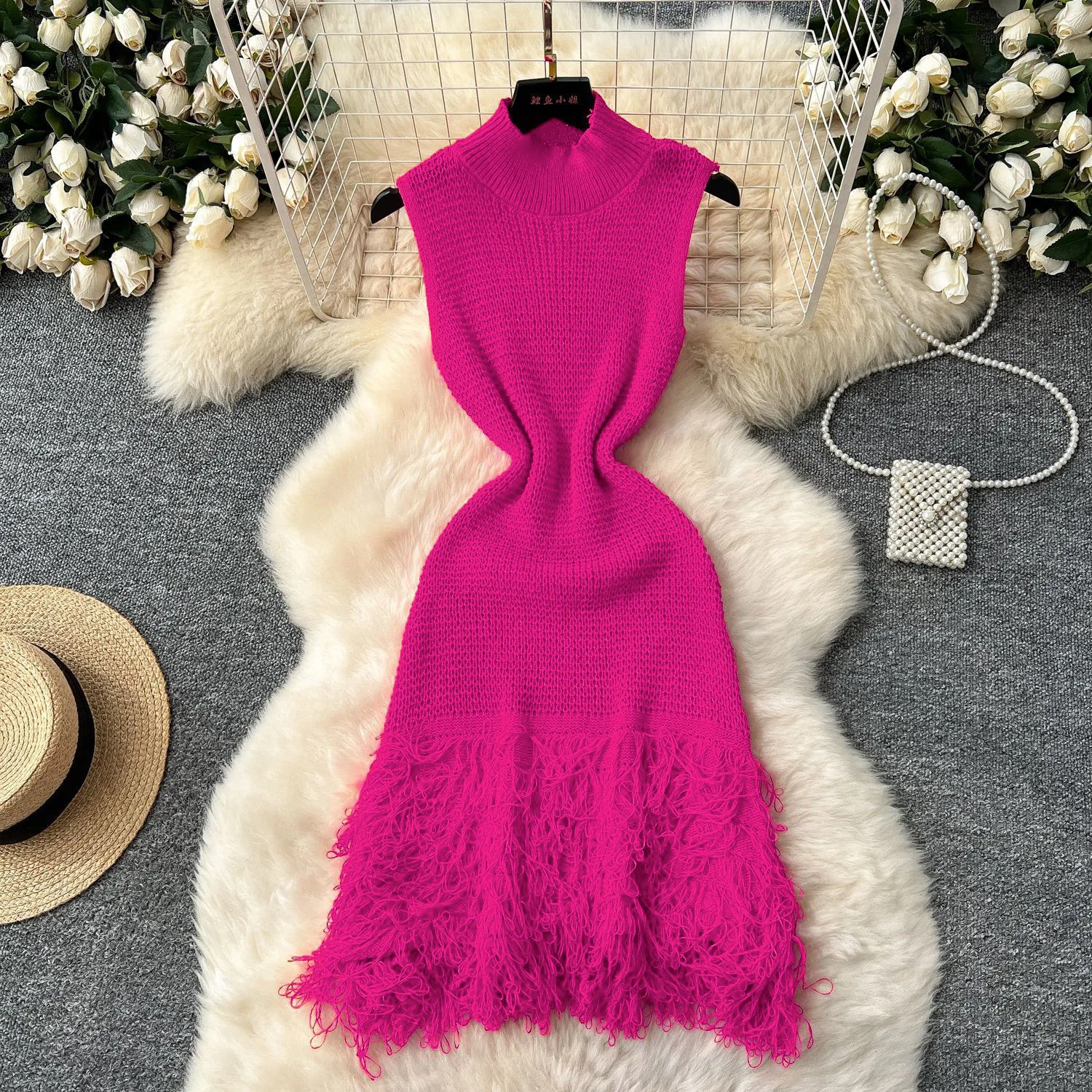 backless turtleneck sweater dress Zsa Zsa main image 0