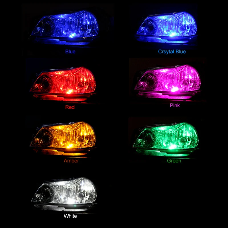 CNSUNNYLIGHT OEM T10 Led W5W Автомобильные боковые внутренние фары Сигналы поворота лм 12 В LED T10 супер яркий Canbus без ошибок стоп-сигнал