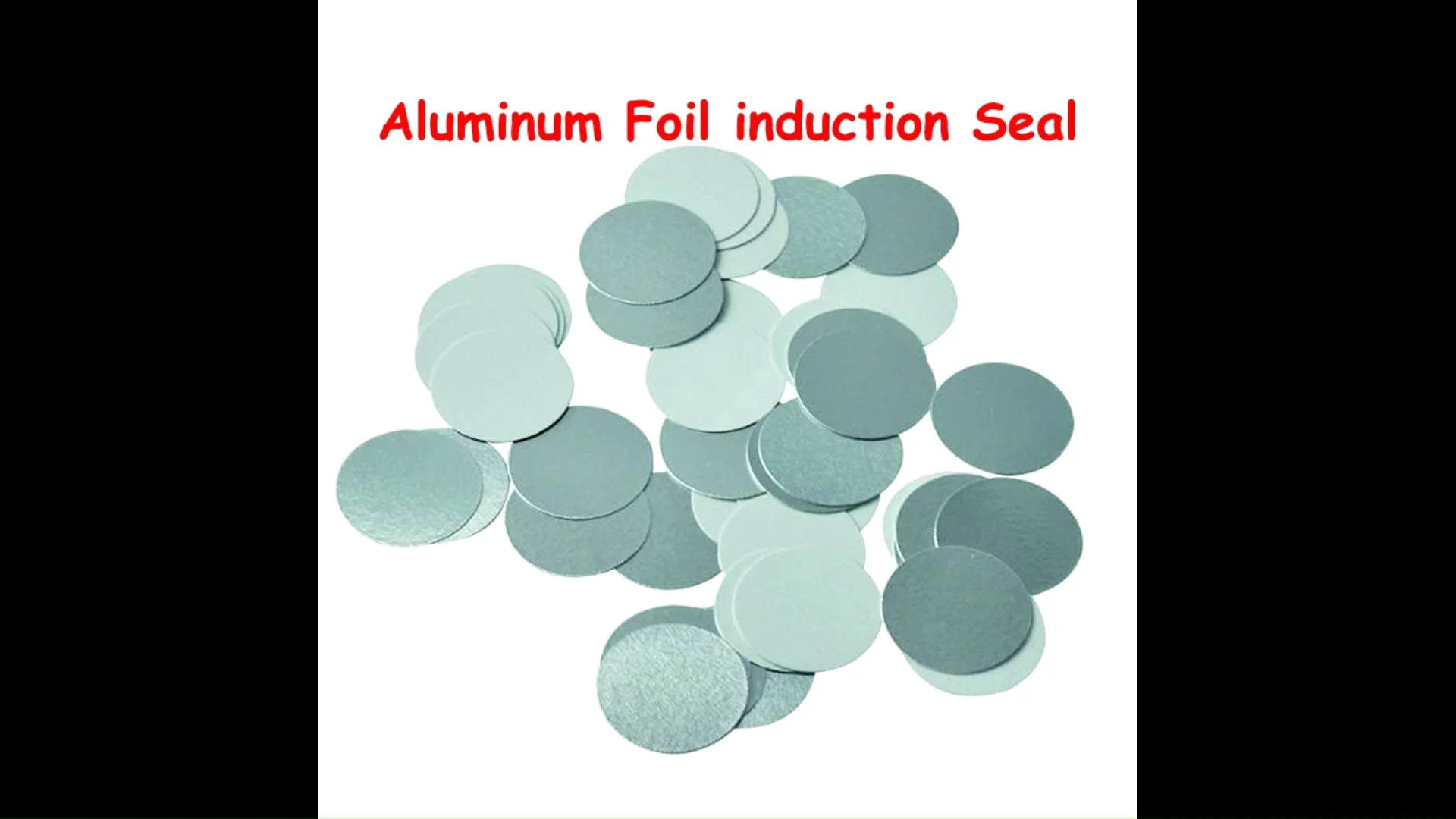 Food Grade Induction Bottle Lid Aluminum Foil Seal Liner For Sealing To ...