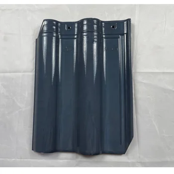 Direct Sale China Jinglong High Quality 300*400 Fired Clay Roofing Materials 0.4mm Rectangle Modern Blue Building Materials