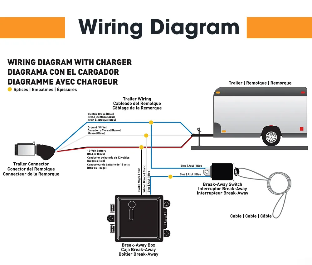 San Hima Battery And Switch Trailer Float Boat Electric Brake