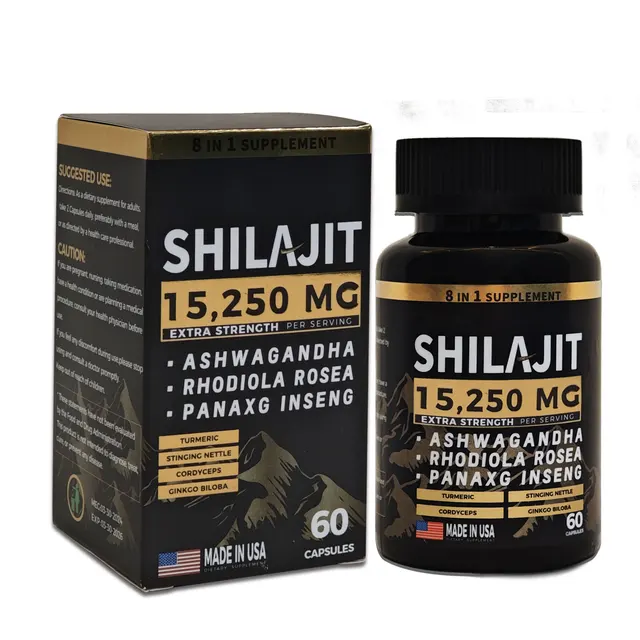 High in Minerals Fulvic Acid 60Capsules Shilajit Capsules Dietary Supplement