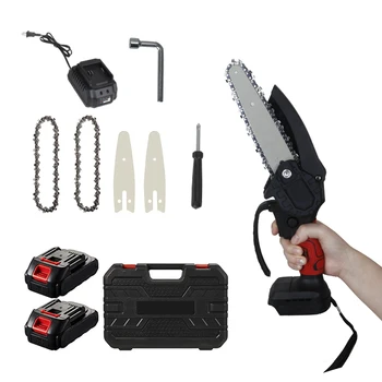 Professional Cutting Machine Mini Chain Saw For Branches Battery Powered Electric Chain Saw