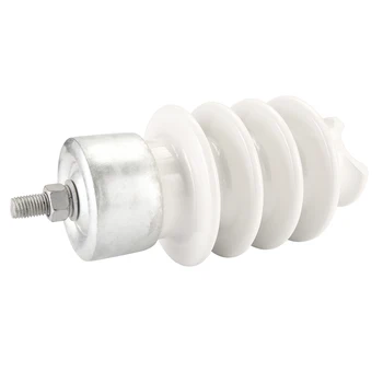 Standard High Voltage White Porcelain Shaft Insulator Ceramic Insulator