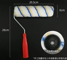 Blue Stripe Construction Paint Roller DIY Wall Painting Tool for Home