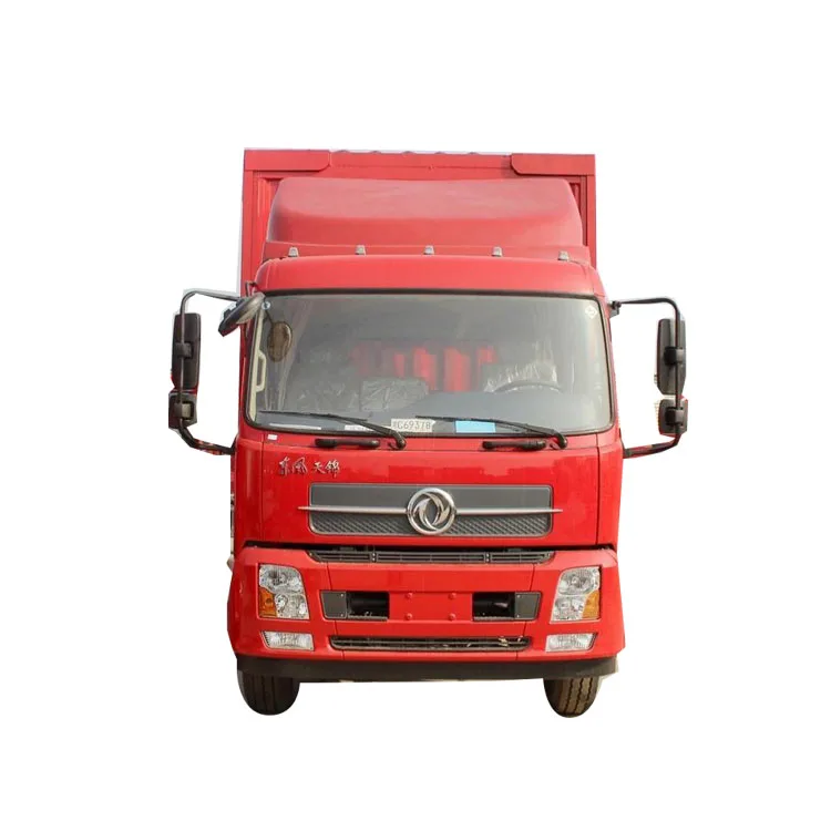 Good quality and price dongfeng closed van box truck best-selling