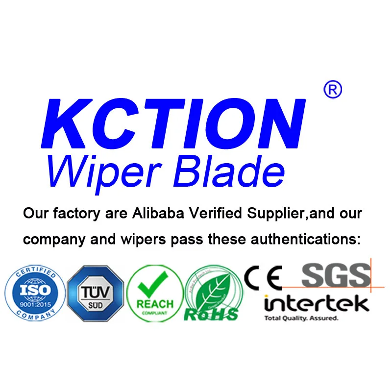 Kction OEM Custom High Quality Auto Windshield  Wiper Car Accessories Three Section Wiper Universal Wiper Blades for Car