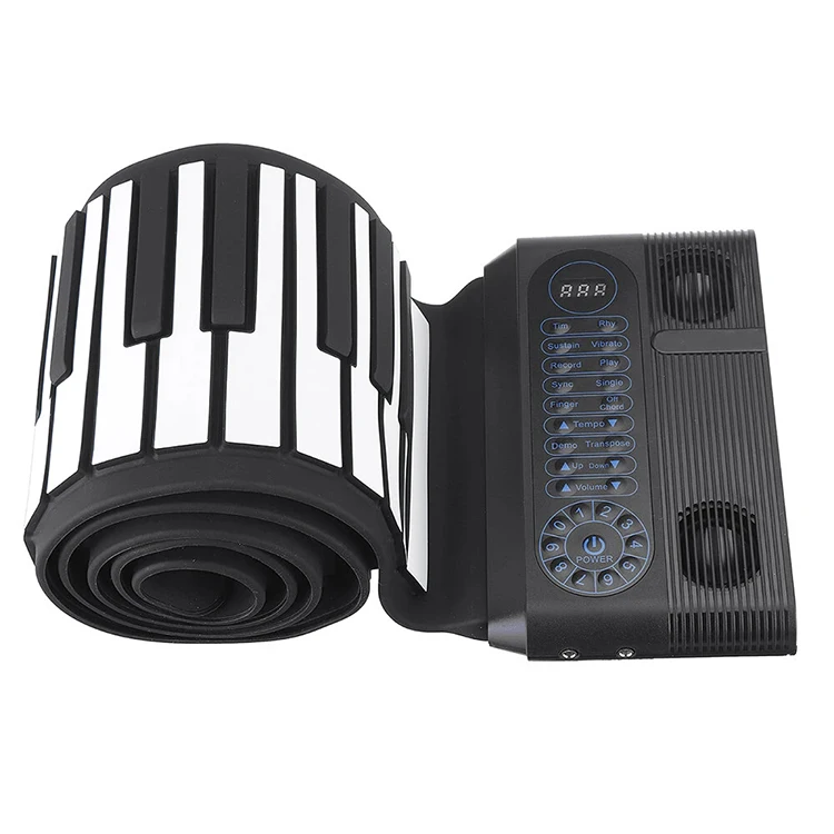 IWord New 61 Keys Musical Instrument Hand Roll Keyboard Roll Piano Roll up Piano